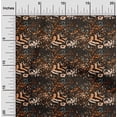 thumbnail image 2 of oneOone Rayon Orange Fabric Animal Craft Projects Decor Fabric Printed By The Yard 56 Inch Wide, 2 of 5