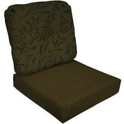 Tailwind Printed Green 2-piece Chair Cushion