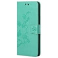 thumbnail image 2 of For Moto G22 Personalized inner and Outer Flower Butterfly Leather Case Green, 2 of 5