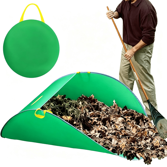 XENAKY Leaf Collector,Portable Pop Up Leaf Bags,Foldable Leaf Pick Up Tools Reusable Yard Garden Bags for Leaves Lawn Trash Leaf Bags