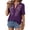 Purple, variant on Women's Mexican Shirts 2026 Embroidered Tops V Neck Traditional Summer Blouse Floral Tunic Tops Short Sleeve T Shirt Purple L