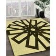 thumbnail image 2 of Ahgly Company Indoor Square Patterned Milk Chocolate Brown Area Rugs, 7' Square, 2 of 6