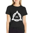 thumbnail image 7 of PD (ytb) Theta-Delta Therian Symbol WHITE T-shirt summer clothes tops Women‘s clothing, 7 of 7