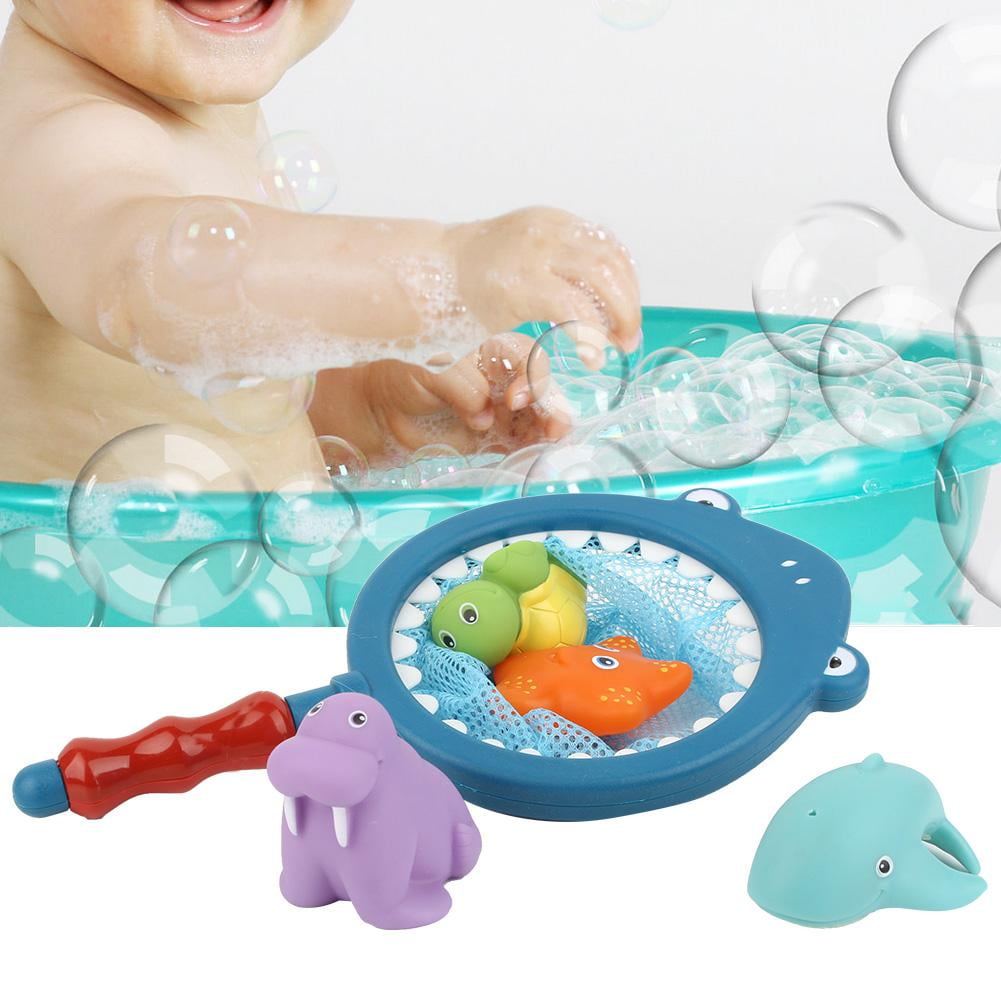 LYUMO Baby Toddler Kids Bath Toys Set Cartoon Squeaky Float Sea Animals