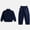 Classic Navy, variant on Boys’ Fleece Quarter Zip Pullover and Sweatpants Set, 2-Piece, Sizes 4-18 & Husky