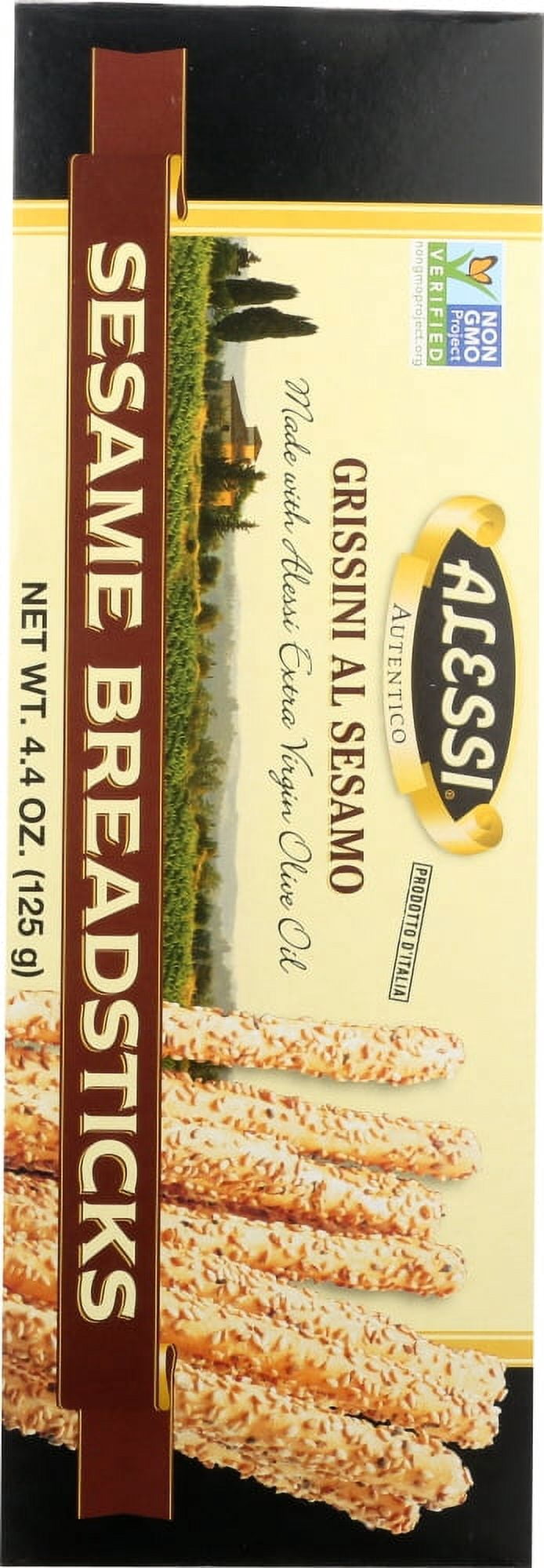 (12 Pack)Alessi - Breadsticks - Sesame, 4.4 oz.