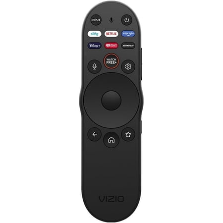 XRT270R Voice Remote Control Compatible with All VIZIO FHD, 4K, Quantum, Quantum Pro, P-Series, V-Series, QLED Smart TVs VQP75C-84 P75Q9-J01 M65Q6-L4 V506-J09, D32FM-K01, SMALL, BLACK