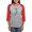 Heather/Red, variant on CafePress - Nerf Game On Long Sleeve T Shirt - Womens Baseball Tee