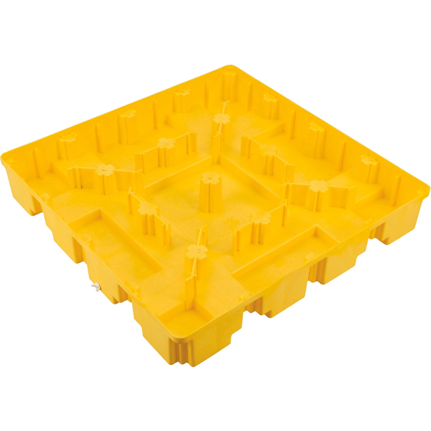 Global Industrial 4 Drum Low Profile Spill Containment Pallet with Drain