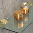 thumbnail image 3 of MYG Zinc Alloy Adjustable Glass Shelf Support Bracket for Home Organization, 3 of 6