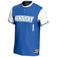 thumbnail image 2 of Unisex GameDay Greats #1 Royal/White Kentucky Wildcats Lightweight Softball Fashion Jersey, 2 of 4