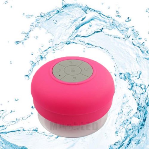 Soundworx Mini Waterproof Bluetooth 3.0 Shower Speaker, Handsfree