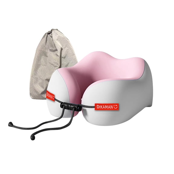 BOXIANG Portable U-shaped Pillow Double Hump Design Ergonomic Neck Pillow Press-inflatable Travel Pillow
