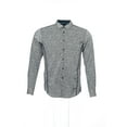 thumbnail image 2 of Men's Gray Floral Button Down Shirt, 2 of 5