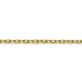 thumbnail image 2 of TheJewelryHut Designer 14k 3.7mm Semi-solid D/C Open Link Cable Chain, 2 of 2