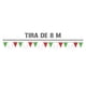 thumbnail image 5 of Banderin Liso Tricolor DECORAMEC PAPEL PICADO 5 tiras de 8 metros decoración de papel picado, 5 of 6