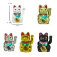 thumbnail image 6 of BCLONG Chinese Lucky Waving Cat Beckoning Maneki Neko Gold Wealth Fortune Feng Shui New, 6 of 9