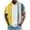 Multicolor#11, variant on ZCFZJW Vintage Henley Shirts Men Loose Regular Fit Casual Striped Printed Summer Short Sleeve Button V Neck T-Shirts Trendy Athletic Workout Tees Tops Multicolor#07 XXL