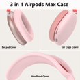thumbnail image 4 of Funda de silicona para auriculares AirPods Max, color rosa, 4 of 7