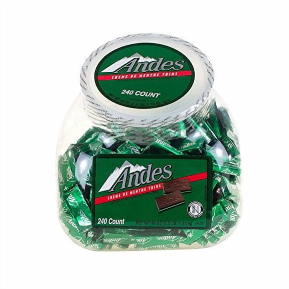 Ande's Andes Creme de Menthe Thins 240 Piece Tub 090215