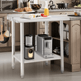 thumbnail image 3 of Yiwa Commercial Stainless Steel Prep & Work Table, NSF Rated with Undershelf and Galvanized Legs for Kitchen, Restaurant, Bar & Utility Spaces, 3 of 8