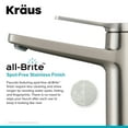 thumbnail image 5 of Indy Single Handle Bathroom Faucet in Spot Free Stainless Steel, 5 of 12