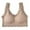 Khaki, variant on Bigersell Bras for Women No Underwire in Clearance Seamless Beautiful Back Wrap Tops No Underwire Lace Underwear Sports Racerback Bra Style F-1338 Black One Size