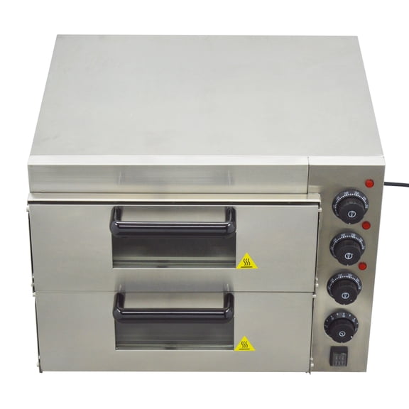 16" Pizza Electric Oven Commercial Double-decker Pizza Electric Oven 220V 3KW