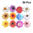thumbnail image 6 of clothes buttons 50Pcs Single Side Painting Buttons Daisy Flower Fastener DIY Clothes Buckles Clothing Accessories Assorted Pattern, 6 of 6
