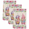 thumbnail image 2 of Spring Gnomes Kitchen Towels Set of 3, Vintage Botanical Blossom Rose Leaves Absorbent Dish Towels for Kitchen, Microfiber Hand Towel, Quick Drying Tea Towel for Cleaning Decorative Dishcloths, 2 of 7