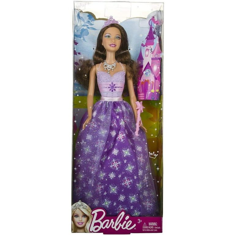 lindring Fremmed banjo Barbie Princess Teresa Purple Dress Doll - 2012 Version - Walmart.com