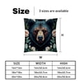 thumbnail image 5 of Bear Chair Pillow Covers Set with Unique Patterns for Bed and Throw Pillows - Sizes 16x16, 18x18, 20x20 Inches for Various Occasions - Set of 2 Items, 5 of 6