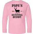 thumbnail image 3 of Inktastic Papa Hunting Buddy Bow Hunter Long Sleeve Youth T-Shirt, 3 of 5