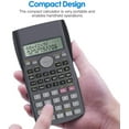 thumbnail image 4 of Helect 2-Line Engineering Scientific Calculator, Suitable for School and Business, Black, 4 of 6