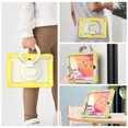 thumbnail image 5 of Allytechgroup Screen Protector Case for Apple iPad 6th 5th Generation 9.7" 2018/2017, Heavy Duty Protective Build-in Pencil Holder Handle Stand Rugged Bumper Case Kids Friendly,Yellow, 5 of 11