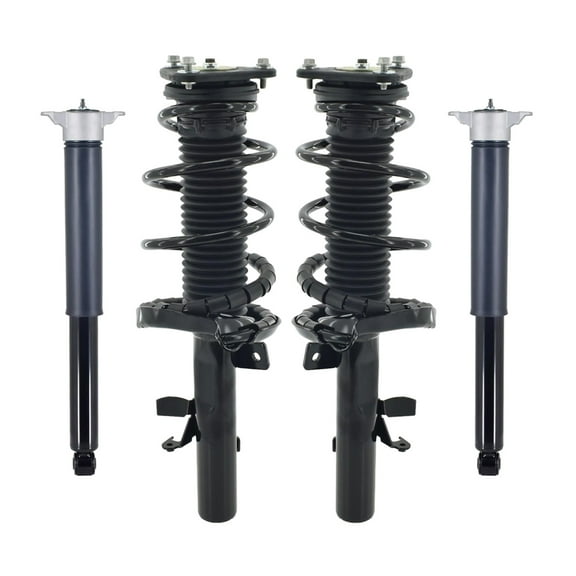 Set 4 Front Quick Complete Strut-Coil Spring-Rear Complete Shock Kit For 2013 Ford Focus ST Hatchback