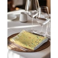 thumbnail image 6 of Yellow Birthday Cloth Napkins Set of 4 Reusable Dinner Napkins, Colorful Confetti Ribbons Polka Dots Classroom Cocktail Napkin Washable Table Napkins for Wedding/Holiday Party/Baby Shower 20"x20", 6 of 7