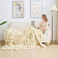 thumbnail image 5 of Tie-dye Camel Fuzzy Ultra Soft Bed Comfy Blanket 60x80 Cozy Faux Fur Throw Blanket for Living Room Thick Fluffy Furry Blanket Home Gifts 860 GSM, 5 of 18