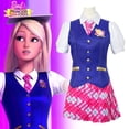 thumbnail image 3 of Barbie : Princesa Encanto Escuela Uniforme Cosplay Disfraces Niña JK Halloween Ropa De Fiesta, 3 of 4