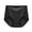Black, variant on Womens Underwear - Womens Underwear Plus Size Cut High Waisted Briefs Comfortable Breathable Full Coverage Postpartum Panties - Panties for Women,Color:Grey,Size:L