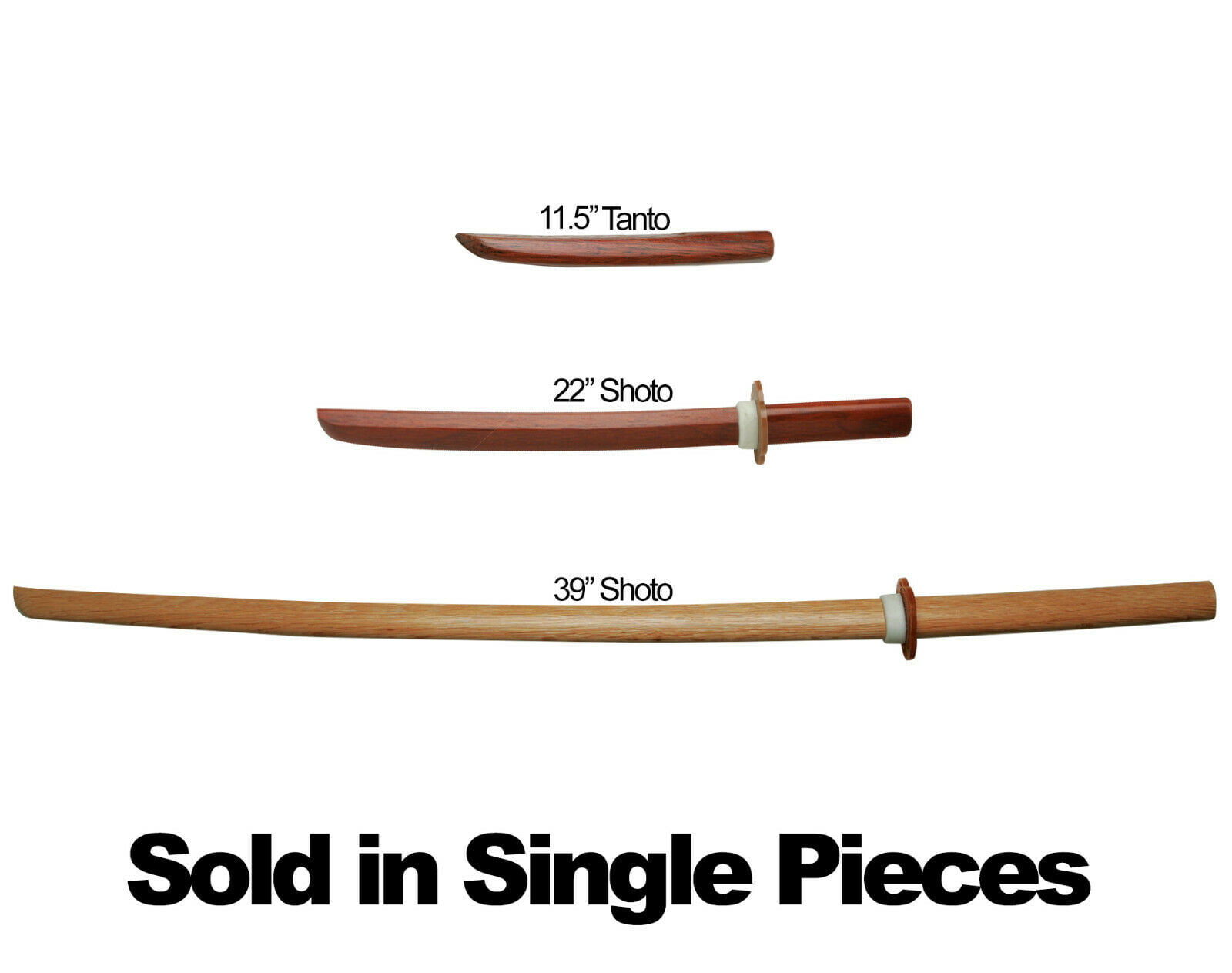 Shoto High Quality Premium Wooden Training Sword Kamagong Short Bokken 