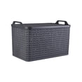 thumbnail image 1 of Cesta Apilable extra grande Azul AGBOX | Multiusos, Organiza tu Hogar | Resistente y Duradera, 1 of 5