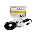 thumbnail image 2 of StarTech.com USB 3.0 to Gigabit Ethernet Adapter - 10/100/1000 NIC Network Adapter - USB 3.0 Laptop to RJ45 LAN (USB31000S) - Network adapter - USB 3.0 - Gigabit Ethernet - black, 2 of 7