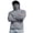 Gray, variant on Long Sleeve Tops for Men with Hooded Full Zip Sunproof Outdoor Climbing Tops Stretchy Breathable Quick Drying Activewear Tops