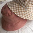thumbnail image 2 of CoCopeaunts Casual Double-Faced Plaid Bucket Hats Version of Summer Lovely Sunshade Sunscreen Fisherman Hat Dome Basin Hat, 2 of 8