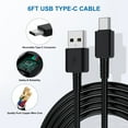 thumbnail image 4 of Type C Charger Fast Charging,2Pack Android Phone Adapter Wall Plug Block with 6ft Cable Compatible for Samsung Galaxy S22/S21/S20/S10/S9/S8/Note 20/Note 10/Note 9/Note 8/Z Fold/Z Flip/A Series, 4 of 8