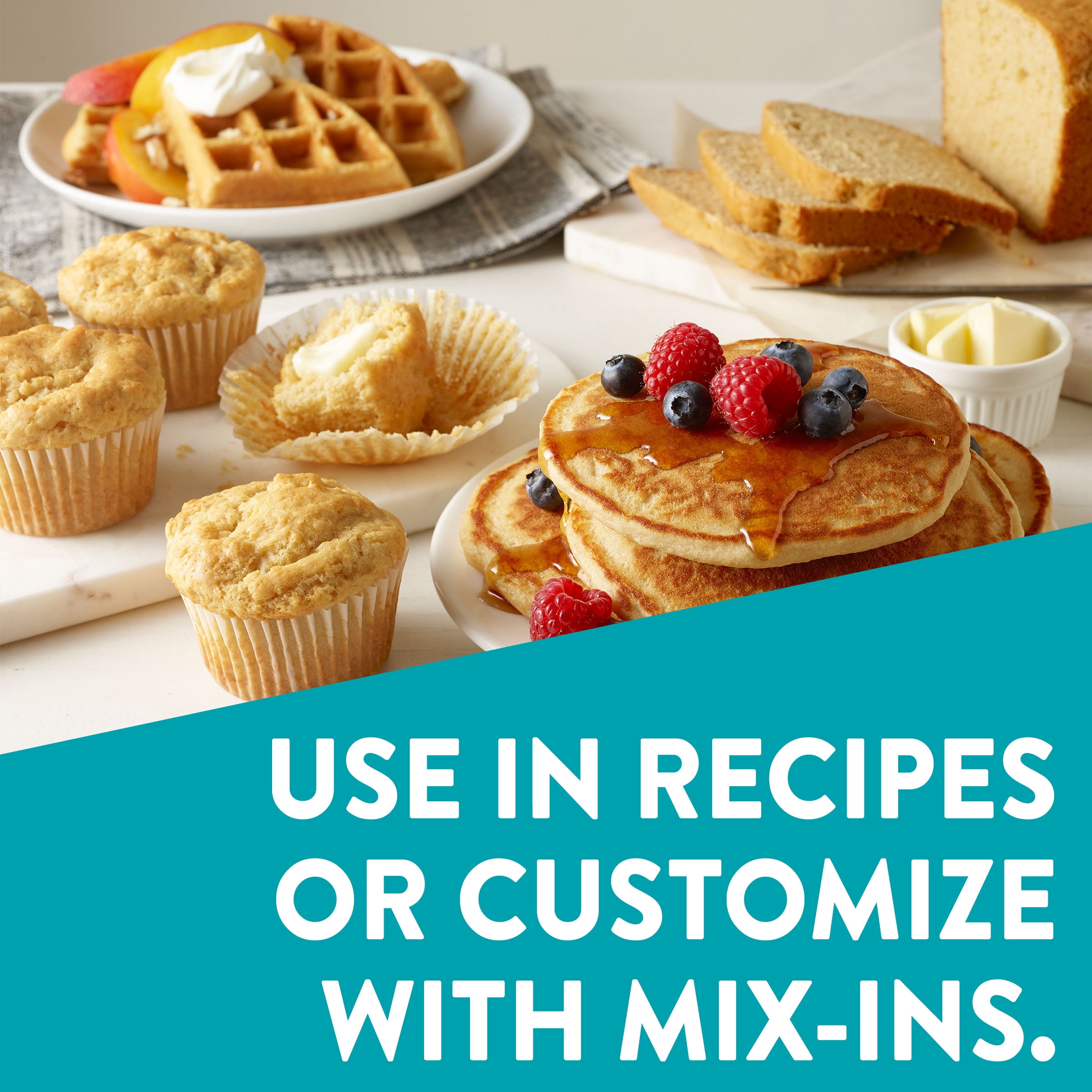 (3 pack) Krusteaz® Buttermilk Protein Pancake Mix 20 oz. Box
