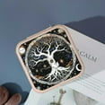 thumbnail image 4 of FCXZI Tree of Life Stars Moon Small Jewelry Box for Women - PU Leather Necklace, Ring, Earring Organizer Pink, 4 of 5