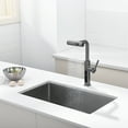 thumbnail image 5 of Lefton Pull-Out Waterfall Kitchen Faucet with Temperature Display, Two Water Outlet Modes, Single Hole, Grey, KF2209-2, 5 of 9