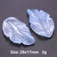 thumbnail image 3 of 30pcs High Quality Glass Leaf Beads Leaf Shaped Beads Loose Spacer Beads For Jewelry Making DIY Bracelet Earrings Accessories, 3 of 5